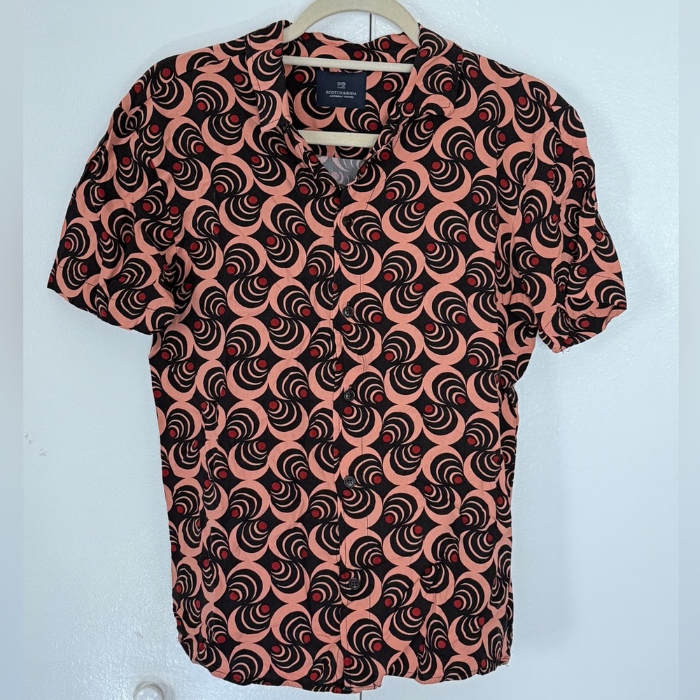Scotch & Soda Patterned Geometric Shirt